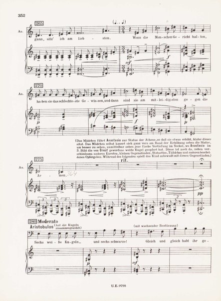 Leben des Orest : grosse Oper in funf Akten (Acht Bildern) : op. 60 (1928/29) / Ernst Krenek ; Klavierauszug mit Text vom Komponisten