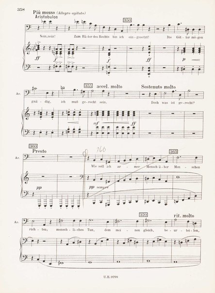 Leben des Orest : grosse Oper in funf Akten (Acht Bildern) : op. 60 (1928/29) / Ernst Krenek ; Klavierauszug mit Text vom Komponisten