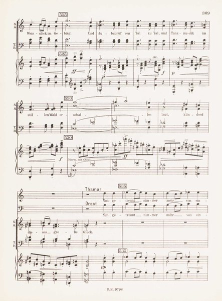 Leben des Orest : grosse Oper in funf Akten (Acht Bildern) : op. 60 (1928/29) / Ernst Krenek ; Klavierauszug mit Text vom Komponisten