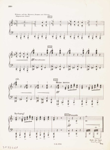 Leben des Orest : grosse Oper in funf Akten (Acht Bildern) : op. 60 (1928/29) / Ernst Krenek ; Klavierauszug mit Text vom Komponisten