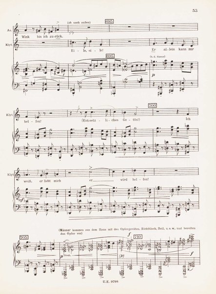 Leben des Orest : grosse Oper in funf Akten (Acht Bildern) : op. 60 (1928/29) / Ernst Krenek ; Klavierauszug mit Text vom Komponisten