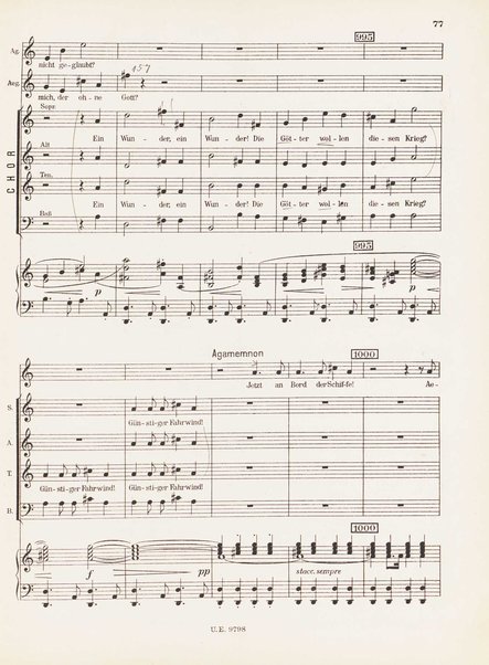 Leben des Orest : grosse Oper in funf Akten (Acht Bildern) : op. 60 (1928/29) / Ernst Krenek ; Klavierauszug mit Text vom Komponisten