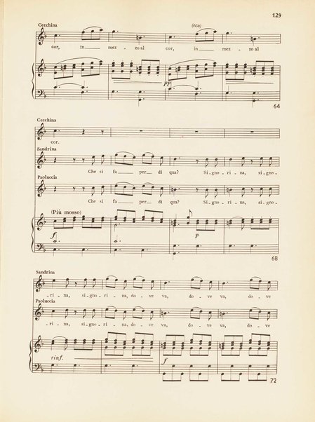 La buona figliola : Dramma giocoso in tre atti / di Polisseno Fegejo P. A. (Carlo Goldoni)