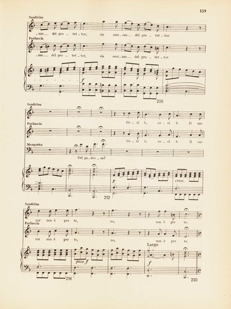 La buona figliola : Dramma giocoso in tre atti / di Polisseno Fegejo P. A. (Carlo Goldoni)