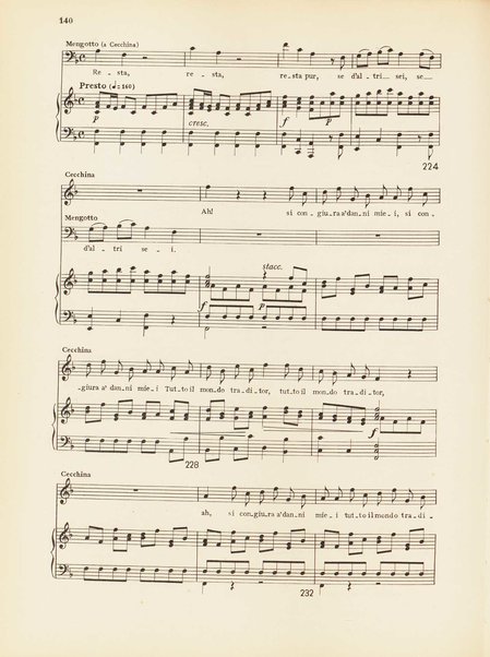 La buona figliola : Dramma giocoso in tre atti / di Polisseno Fegejo P. A. (Carlo Goldoni)