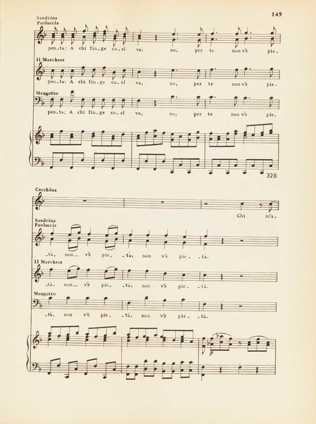 La buona figliola : Dramma giocoso in tre atti / di Polisseno Fegejo P. A. (Carlo Goldoni)