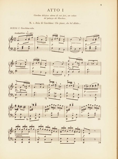 La buona figliola : Dramma giocoso in tre atti / di Polisseno Fegejo P. A. (Carlo Goldoni)