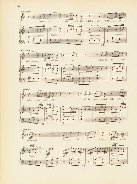 La buona figliola : Dramma giocoso in tre atti / di Polisseno Fegejo P. A. (Carlo Goldoni)