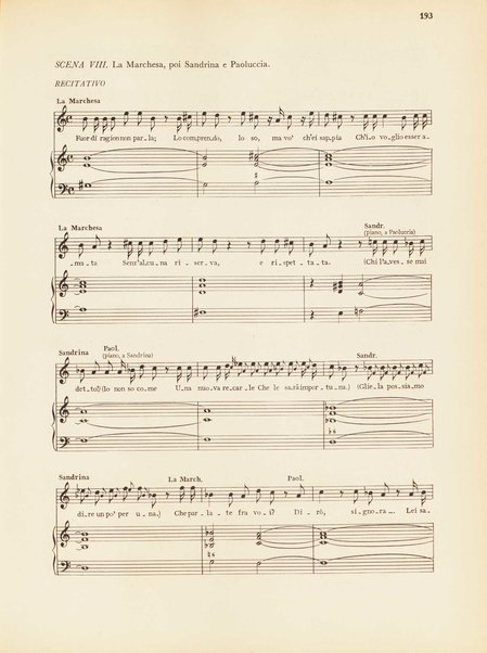 La buona figliola : Dramma giocoso in tre atti / di Polisseno Fegejo P. A. (Carlo Goldoni)