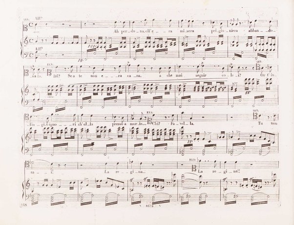 I Puritani : melodramma serio in tre atti del Conte Pepoli / musica del Cav. Vincenzo Bellini ; ridotta con accompagnamento di Piano-Forte dal maestro Tadolini