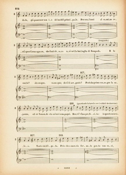 Betly : dramma giocoso / G. Donizetti