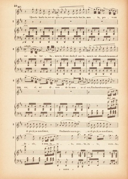 Betly : dramma giocoso / G. Donizetti