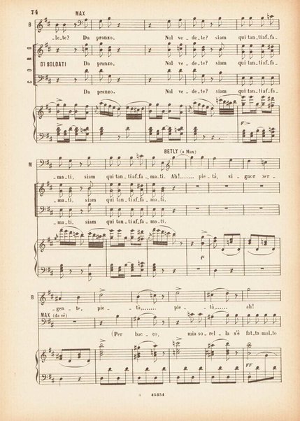 Betly : dramma giocoso / G. Donizetti