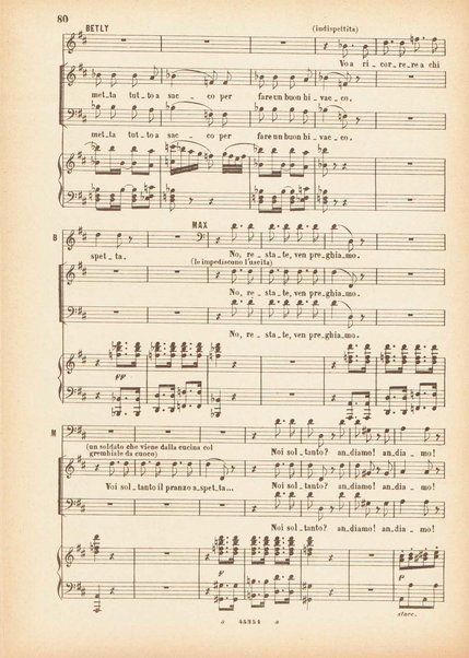 Betly : dramma giocoso / G. Donizetti