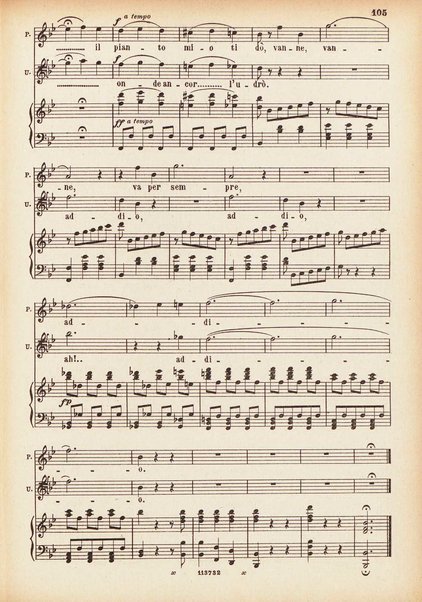 Parisina : tragedia lirica in tre atti di Felice Romani / G. Donizetti ; opera completa per canto e pianoforte