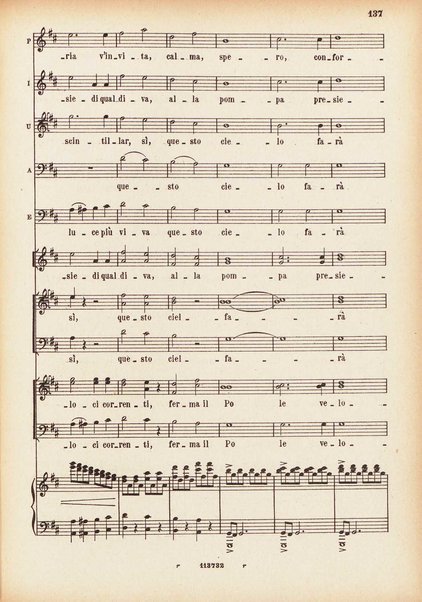 Parisina : tragedia lirica in tre atti di Felice Romani / G. Donizetti ; opera completa per canto e pianoforte