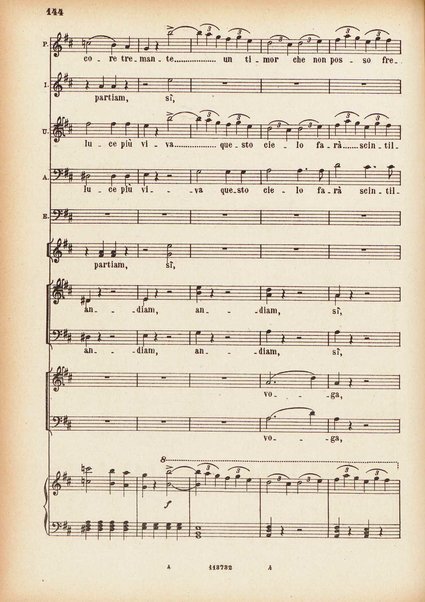 Parisina : tragedia lirica in tre atti di Felice Romani / G. Donizetti ; opera completa per canto e pianoforte