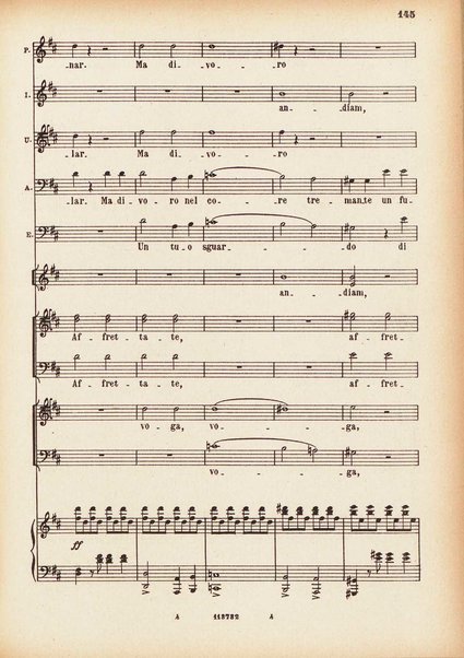 Parisina : tragedia lirica in tre atti di Felice Romani / G. Donizetti ; opera completa per canto e pianoforte