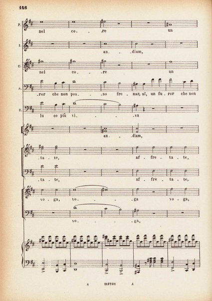 Parisina : tragedia lirica in tre atti di Felice Romani / G. Donizetti ; opera completa per canto e pianoforte