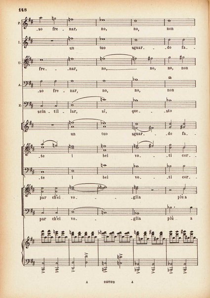 Parisina : tragedia lirica in tre atti di Felice Romani / G. Donizetti ; opera completa per canto e pianoforte