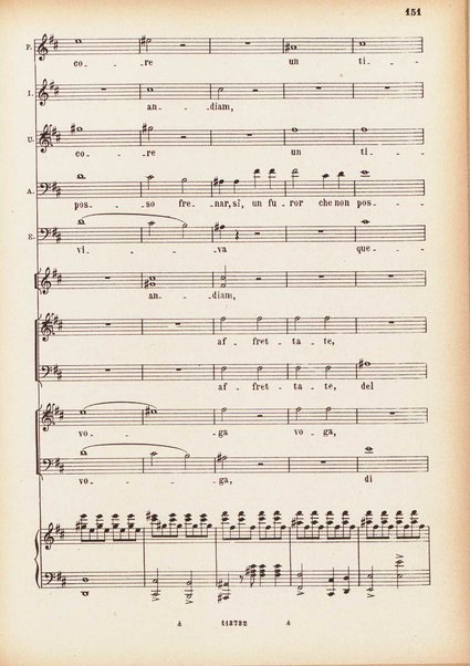 Parisina : tragedia lirica in tre atti di Felice Romani / G. Donizetti ; opera completa per canto e pianoforte