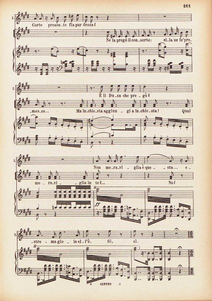 Parisina : tragedia lirica in tre atti di Felice Romani / G. Donizetti ; opera completa per canto e pianoforte
