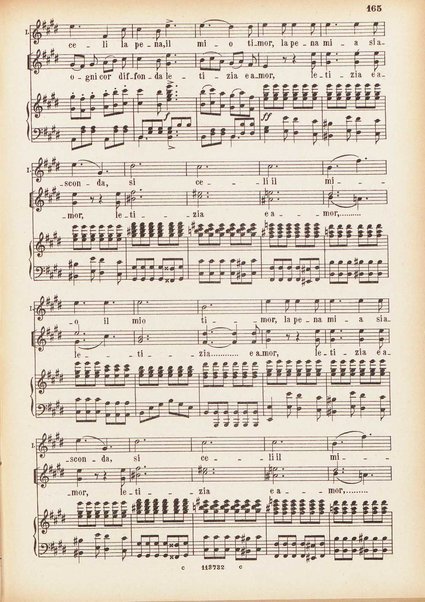 Parisina : tragedia lirica in tre atti di Felice Romani / G. Donizetti ; opera completa per canto e pianoforte