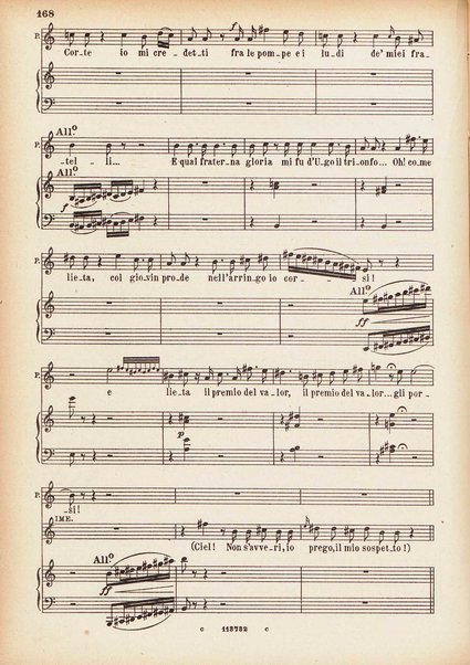 Parisina : tragedia lirica in tre atti di Felice Romani / G. Donizetti ; opera completa per canto e pianoforte