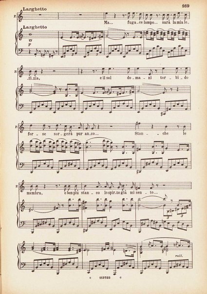 Parisina : tragedia lirica in tre atti di Felice Romani / G. Donizetti ; opera completa per canto e pianoforte