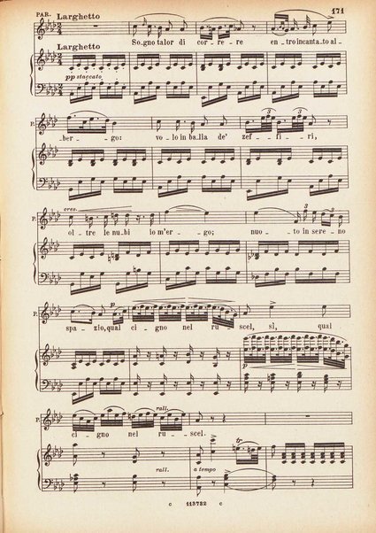 Parisina : tragedia lirica in tre atti di Felice Romani / G. Donizetti ; opera completa per canto e pianoforte