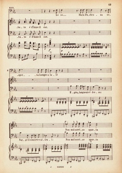 Parisina : tragedia lirica in tre atti di Felice Romani / G. Donizetti ; opera completa per canto e pianoforte