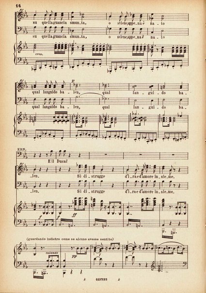 Parisina : tragedia lirica in tre atti di Felice Romani / G. Donizetti ; opera completa per canto e pianoforte