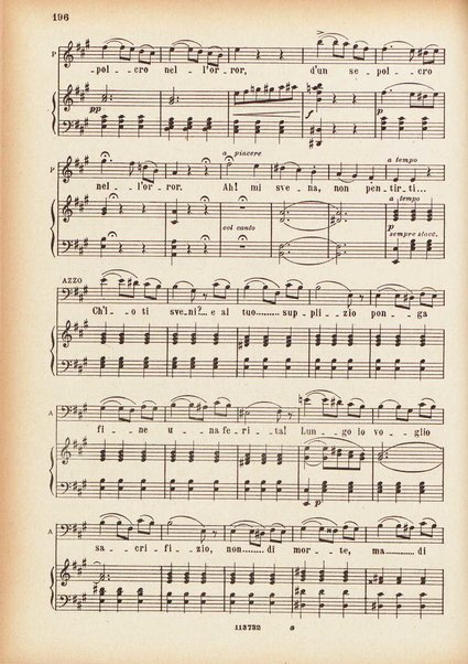 Parisina : tragedia lirica in tre atti di Felice Romani / G. Donizetti ; opera completa per canto e pianoforte