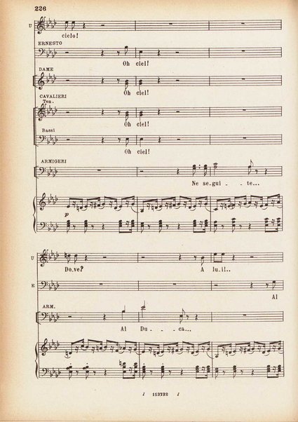 Parisina : tragedia lirica in tre atti di Felice Romani / G. Donizetti ; opera completa per canto e pianoforte