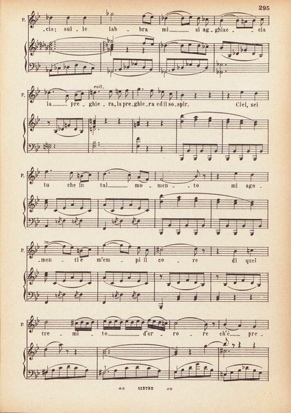 Parisina : tragedia lirica in tre atti di Felice Romani / G. Donizetti ; opera completa per canto e pianoforte