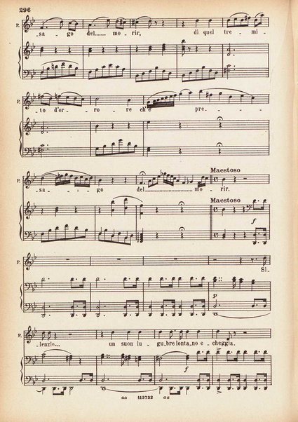 Parisina : tragedia lirica in tre atti di Felice Romani / G. Donizetti ; opera completa per canto e pianoforte