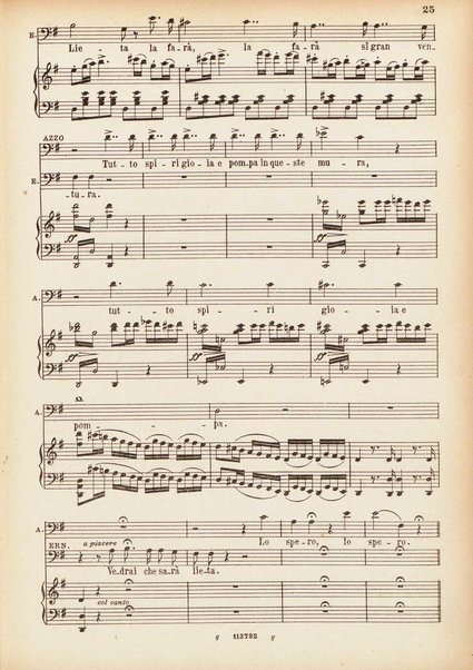 Parisina : tragedia lirica in tre atti di Felice Romani / G. Donizetti ; opera completa per canto e pianoforte