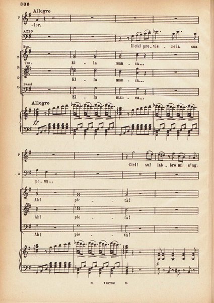 Parisina : tragedia lirica in tre atti di Felice Romani / G. Donizetti ; opera completa per canto e pianoforte