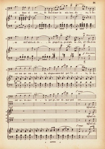 Parisina : tragedia lirica in tre atti di Felice Romani / G. Donizetti ; opera completa per canto e pianoforte