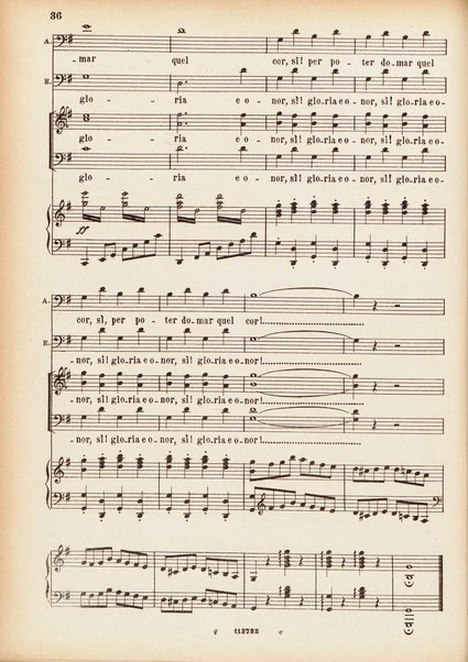 Parisina : tragedia lirica in tre atti di Felice Romani / G. Donizetti ; opera completa per canto e pianoforte