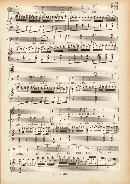 Parisina : tragedia lirica in tre atti di Felice Romani / G. Donizetti ; opera completa per canto e pianoforte