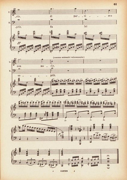 Parisina : tragedia lirica in tre atti di Felice Romani / G. Donizetti ; opera completa per canto e pianoforte