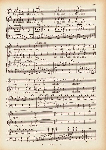 Parisina : tragedia lirica in tre atti di Felice Romani / G. Donizetti ; opera completa per canto e pianoforte