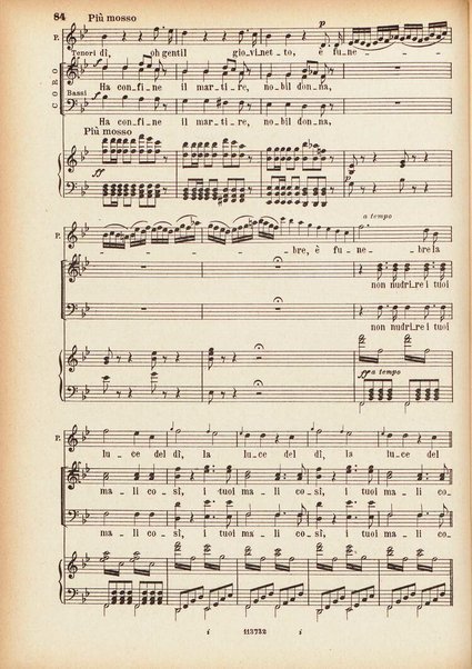 Parisina : tragedia lirica in tre atti di Felice Romani / G. Donizetti ; opera completa per canto e pianoforte