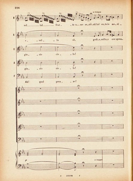 Beatrice di Tenda : tragedia lirica in due atti rappresentata per la prima volta al Teatro della Fenice in Venezia il 16 marzo 1833 : opera completa per canto e pianoforte / V. Bellini