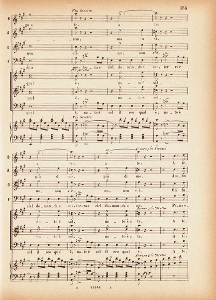 Beatrice di Tenda : tragedia lirica in due atti rappresentata per la prima volta al Teatro della Fenice in Venezia il 16 marzo 1833 : opera completa per canto e pianoforte / V. Bellini