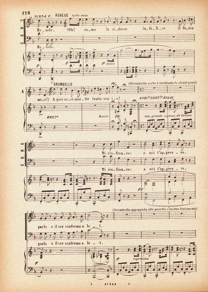 Beatrice di Tenda : tragedia lirica in due atti rappresentata per la prima volta al Teatro della Fenice in Venezia il 16 marzo 1833 : opera completa per canto e pianoforte / V. Bellini