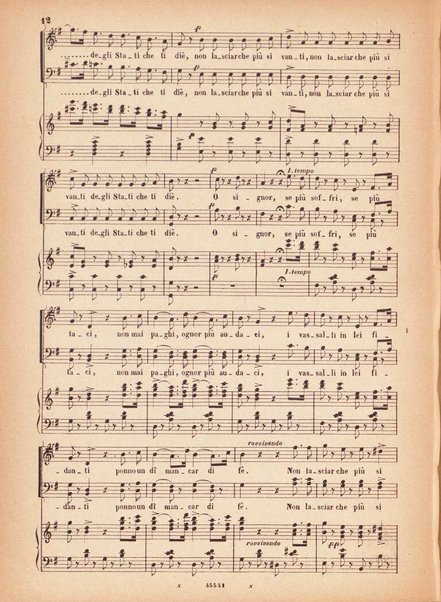 Beatrice di Tenda : tragedia lirica in due atti rappresentata per la prima volta al Teatro della Fenice in Venezia il 16 marzo 1833 : opera completa per canto e pianoforte / V. Bellini