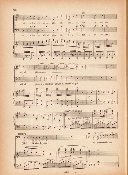 Beatrice di Tenda : tragedia lirica in due atti rappresentata per la prima volta al Teatro della Fenice in Venezia il 16 marzo 1833 : opera completa per canto e pianoforte / V. Bellini