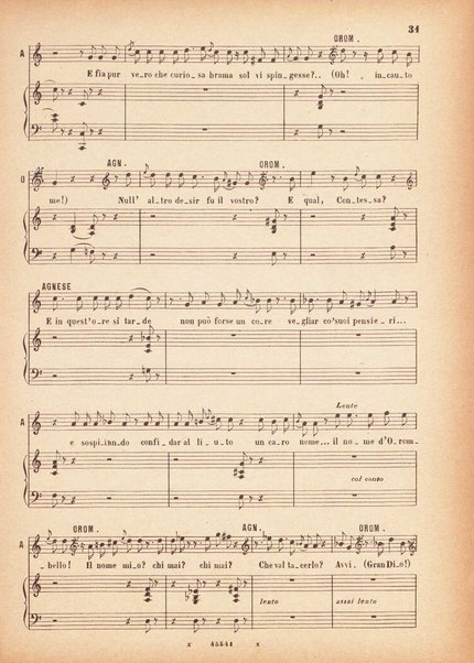 Beatrice di Tenda : tragedia lirica in due atti rappresentata per la prima volta al Teatro della Fenice in Venezia il 16 marzo 1833 : opera completa per canto e pianoforte / V. Bellini